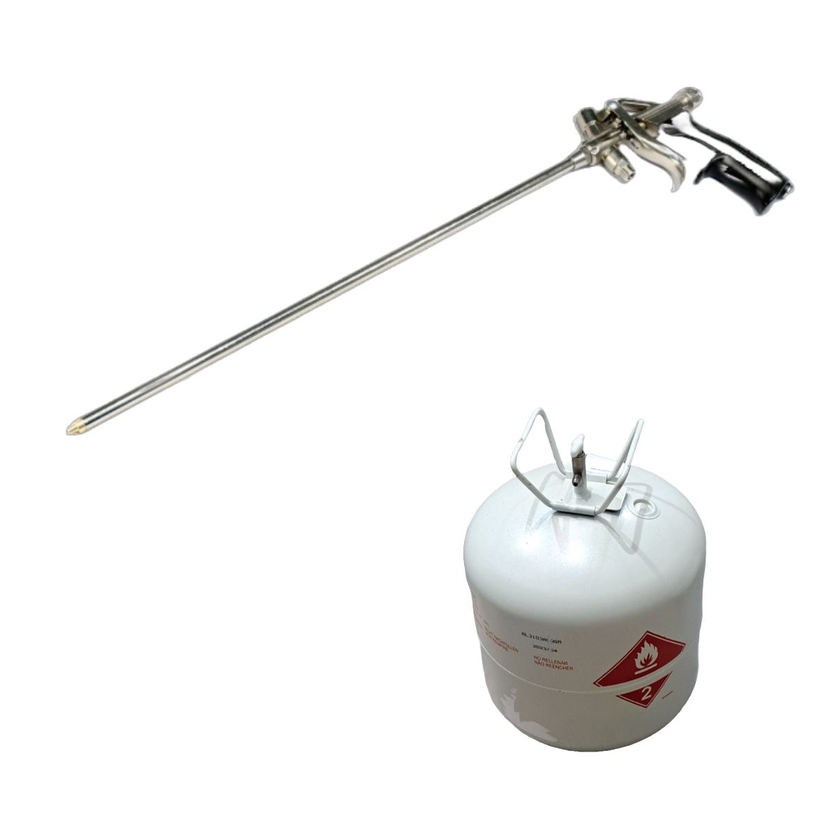 Adhesive Cannisters 22L Adhesive Cannister/ Re-Useable Spray Gun and Hose With/ Without Nozzle